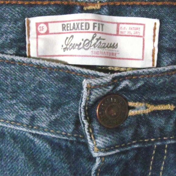 Levi Strauss Signature Jeans Size 12 Relaxed Fit - Picture 3 of 6